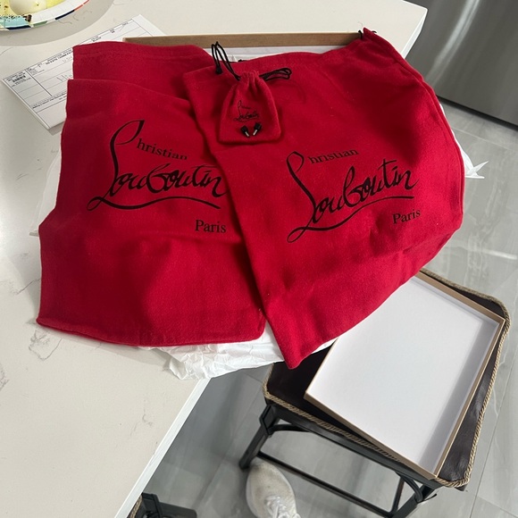 Christian Louboutin Black Patent Leather Heels - Picture 6 of 7